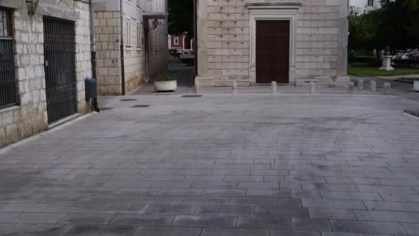 Kirche Unserer Lieben Frau von der Gesundheit in Zadar, Kroatien — Stockvideo