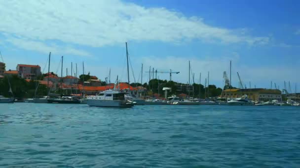 Hırvatistan 'ın Split-Dalmaçya İlçesinde Trogir — Stok video