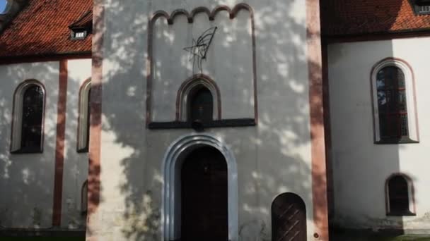 Kostel Neposkvrněného početí v Nidzica, Poand — Stock video