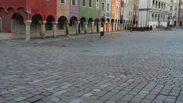 Poznan Old Town, Polonya — Stok video