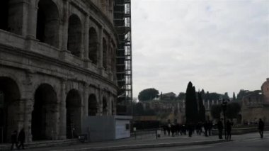 Colosseum veya Flavian Amphitheatre Roma, İtalya