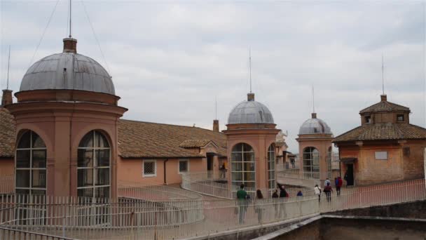 Techo de la Basílica de San Pedro en la Ciudad del Vaticano — Vídeos de Stock