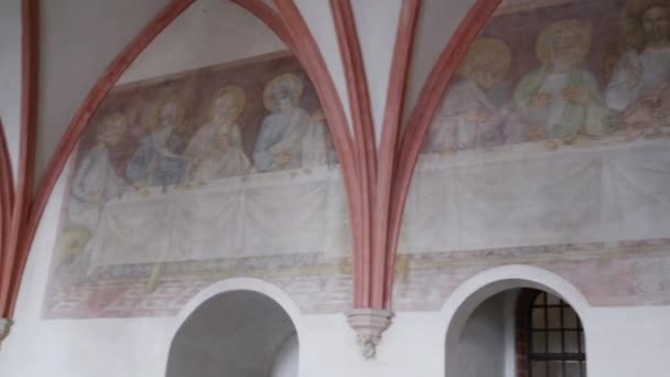 Slottet av den teutoniska orden i Malbork, Polen — Stockvideo