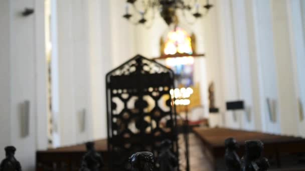 Basílica de Santa María de la Asunción en Gdansk — Vídeos de Stock