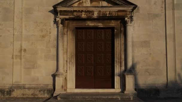 Igreja de Santa Maria, Zadar, região dálmata, Croácia — Vídeo de Stock