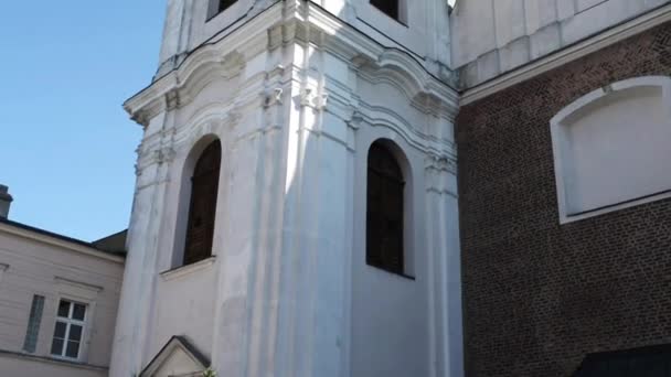 Iglesia del Sagrado Corazón de Jesús en Poznan, Polonia — Vídeos de Stock