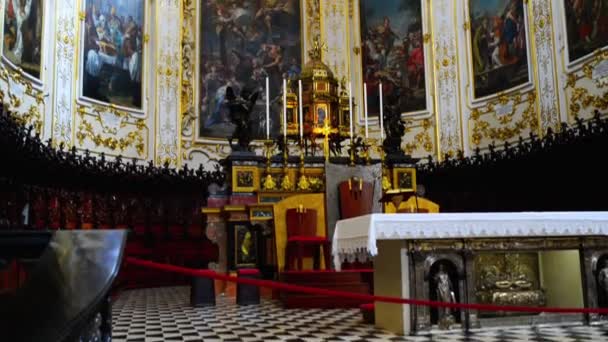 Cattedrale di Sant Alissandro, Bergamo, Italy — стоковое видео