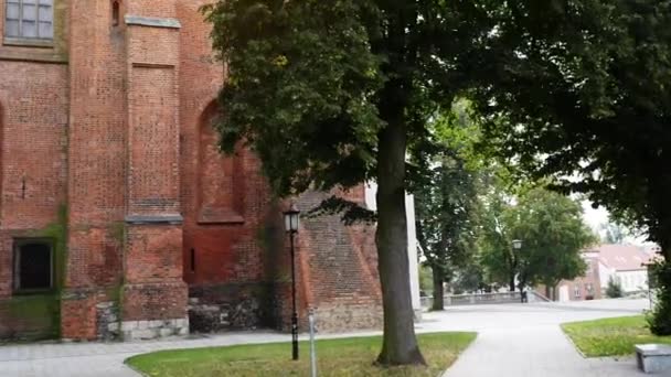 Katedral Basilica varsayım, Gniezno, Polonya — Stok video