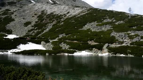 Lomnicky Stit em altas montanhas Tatras da Eslováquia — Vídeo de Stock