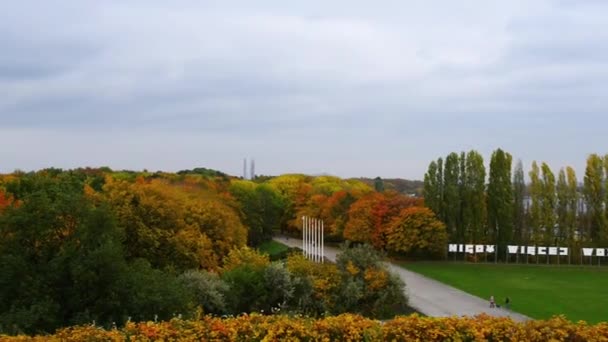 A lengyel védők, Gdansk Westerplatte-emlékmű — Stock videók