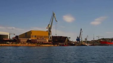 Hırvatistan 'ın Split-Dalmaçya İlçesinde Trogir