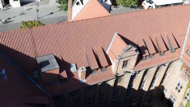 Holy Spirit Church in Torun, Poland — Stock Video