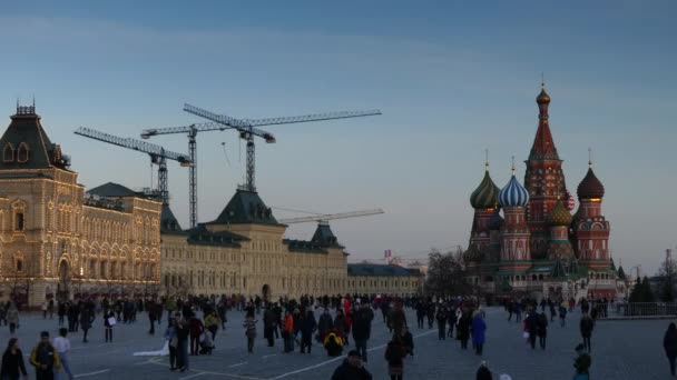 러시아 모스크바의 붉은 광장 — 비디오