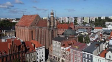 Torun Kuzey Polonya Vistula Nehri üzerinde bir şehirdir