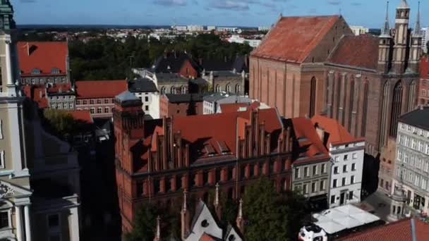 Holy Spirit Church i Torun, Polen — Stockvideo
