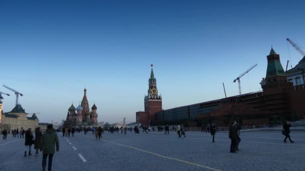 Praça vermelha em Moscovo, Rússia — Vídeo de Stock