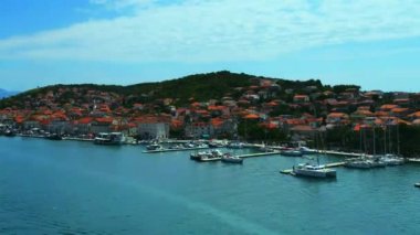 Hırvatistan 'ın Split-Dalmaçya İlçesinde Trogir