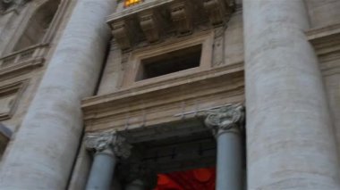 St. Peter kare Vatikan büyük meydanda olduğunu