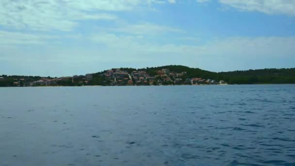 Trogir v obci Split-Dalmácie, Chorvatsko — Stock video