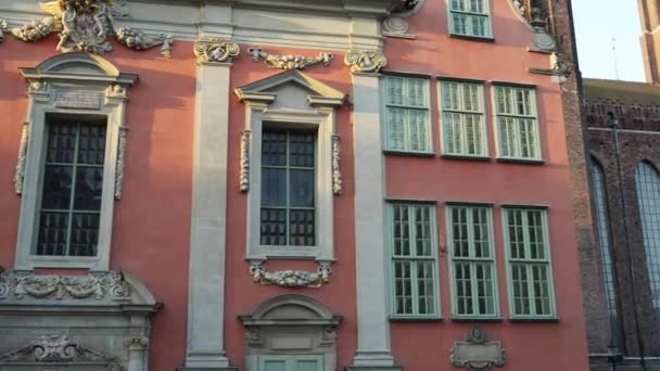 Королевская католическая часовня в Гданьске — стоковое видео