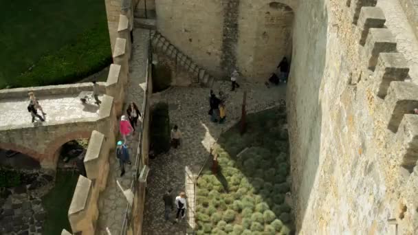 Castillo de Sao Jorge en Lisboa, Portugal — Vídeo de stock