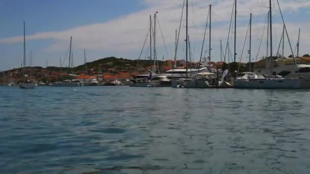 Trogir en Split-Dalmacia, Croacia — Vídeo de stock