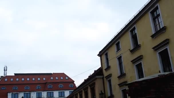 Nicholas collegiate Bazilikası'na Grudziadz, Polonya — Stok video