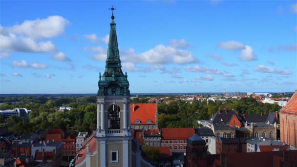 Церковь Святого Духа в Торуни, Польша — стоковое видео