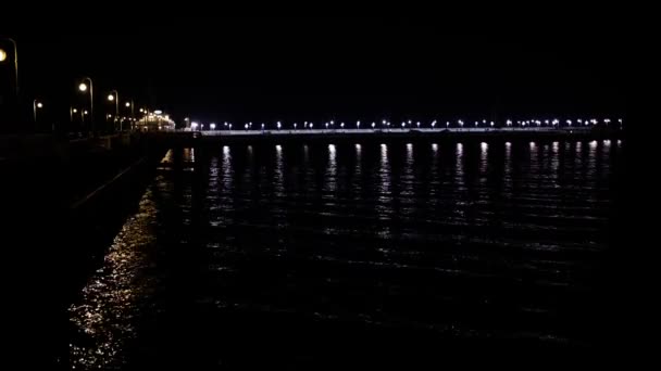 Sopot Pier - muelle en la ciudad de Sopot, Polonia — Vídeo de stock