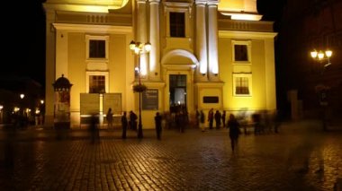 Timelapse: Torun, Polonya'daki Kutsal Ruh Kilisesi. Evanjelik Sonrası Kutsal Ruh Kilisesi 18. Nicolas Copernicby Üniversitesi'nin akademik kilisesidir..