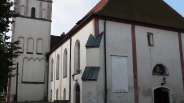 Kilise St. Adalbert - deanery Nidzica Başpiskopos Warmia, Polonya ait Roma Katolik parish Kilisesi ve kutsal bakire Meryem Immaculate Conception