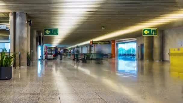 Αεροδρόμιο Πάλμα ντε Μαγιόρκα-Απρίλιος 28 2016: είναι ένα διεθνές αεροδρόμιο στην Ισπανία δίπλα στο χωριό Can Pastilla. Επίσης γνωστό ως αεροδρόμιο Son Sant Sant Joan. Timelapse . — Αρχείο Βίντεο