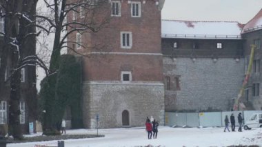 Wawel müstahkem bir mimari kompleks, Krakow, Polonya Vistula Nehri'nin sol yakasında inşa var. Kraliyet Sarayı ve (Bu Bazilikası St Stanislaw ve St Waclaw Wawel Katedrali).