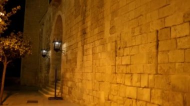 Kraliyet Sarayı, La Almudaina Alcazar (müstahkem Sarayı) Palma, Mayorka Adası, İspanya'nın başkenti olduğunu. Arap bir kale inşa sahip erken 14. yüzyıl Kraliyet ikamet olarak.
