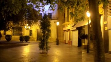 En eski zeytin ağacı Palma - Plaza de Cort. Palma başkenti ve en büyük Mallorca, özerk topluluğun Balear Adaları İspanya olduğunu.