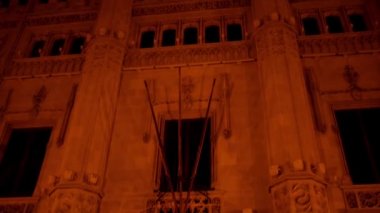 Cephe, Belediye Binası, Palma de Mallorca. Palma otonom Balear Adaları İspanya'nın başkenti ve en büyük olduğunu.