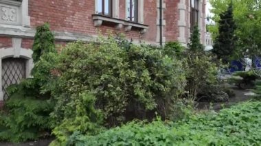 Lloyd sarayda Grodzka sokak. Bydgoszcz (Bromberg'de, Bydgostia) Kuzey Polonya, Brda ve Vistula nehirleri üzerinde yer alan bir şehirdir.