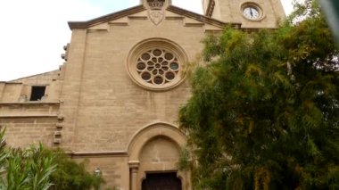 Immaculate Conception, San Magin 4 k Kilisesi. Palma de Mallorca, İspanya Balear Adaları otonom tarihi şehir merkezi.