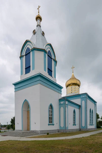 Olekshitsy Deki Şefaat Kilisesi Olekshitsy Belarus Grodno Bölgesinin Berestovitsa Ilçesine — Stok fotoğraf