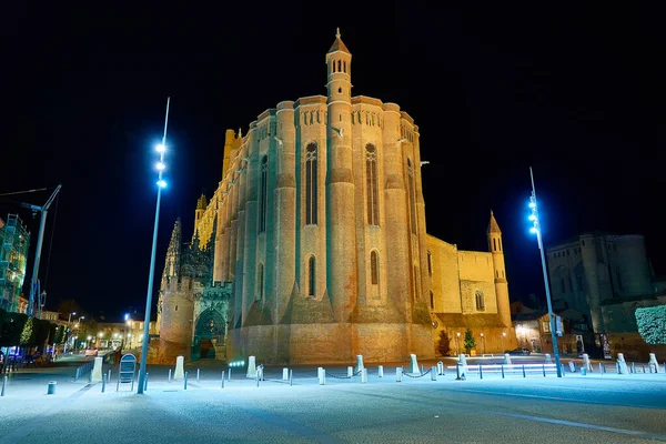 Catedral Basílica Santa Cecília Catedral Albi Edifício Católico Mais Importante — Fotografia de Stock