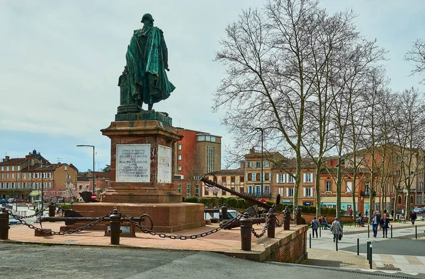 Statue Von Jean Francois Galaup Graf Von Laperouse Auf Dem — Stockfoto