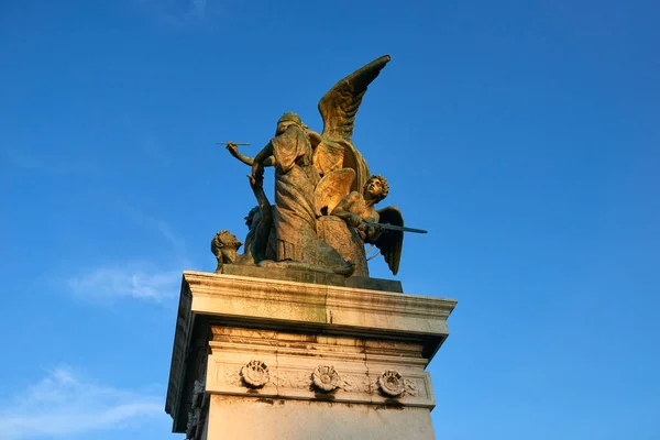 Altare Della Pátria Monumento Construído Homenagem Vítor Emanuel Primeiro Rei — Fotografia de Stock