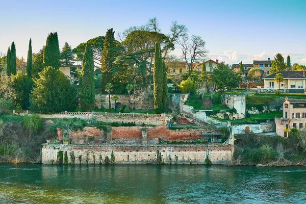 Gardens Right Bank Tarn Albi Commune Southern France Northeast Toulouse — Stock Photo, Image