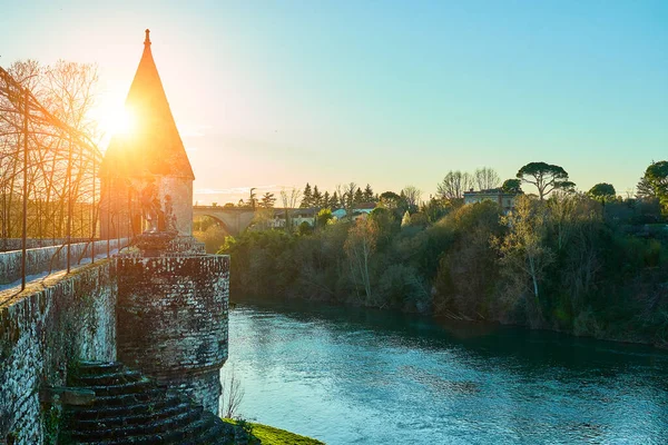 Tower Garden Berbie Palace Sunset Berbie Palace Former Episcopal Palace — Stock Photo, Image