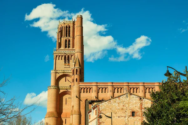 Die Basilika Saint Cecilia Kathedrale Von Albi Ist Das Wichtigste — Stockfoto