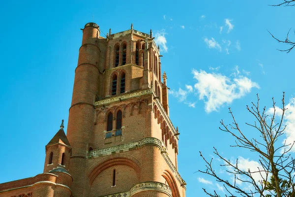 Καθεδρικός Ναός Βασιλική Του Αγίου Cecilia Albi Cathedral Είναι Πιο — Φωτογραφία Αρχείου