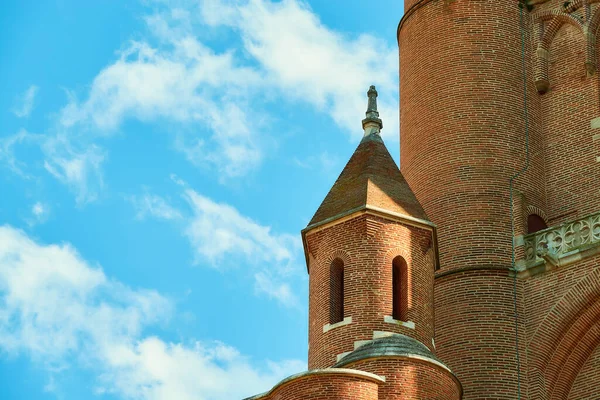 Die Basilika Saint Cecilia Kathedrale Von Albi Ist Das Wichtigste — Stockfoto