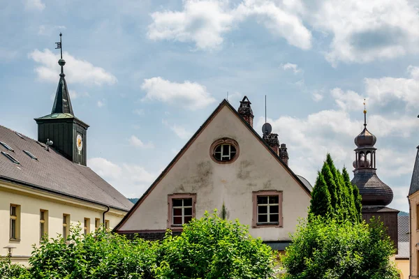 Nachod Czech Republic June 2019 Стара Вежа Ратуші Masarykovo Nachod — стокове фото