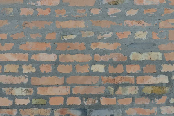 Texture Fragment Ancient Brick Fortress Wall Surface Plaster Closeup Old — Stock Photo, Image