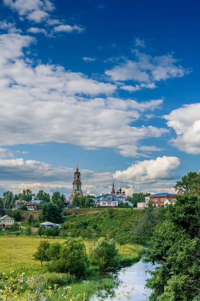 Venerable Monastery belfry Rizopolozhensky — Stock Photo, Image